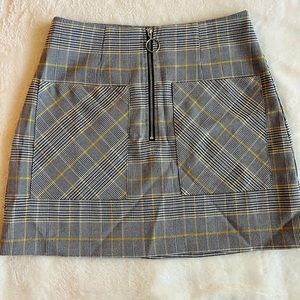 Soft Plaid Mini Skirt Illa Illa Brand